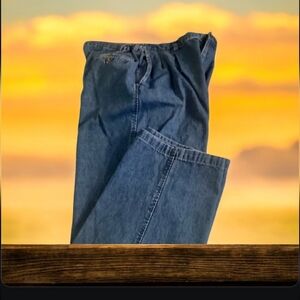 Dockers Khakis Jeans dark Blue cotton 4 pockets 40”x29” in great shape classi…